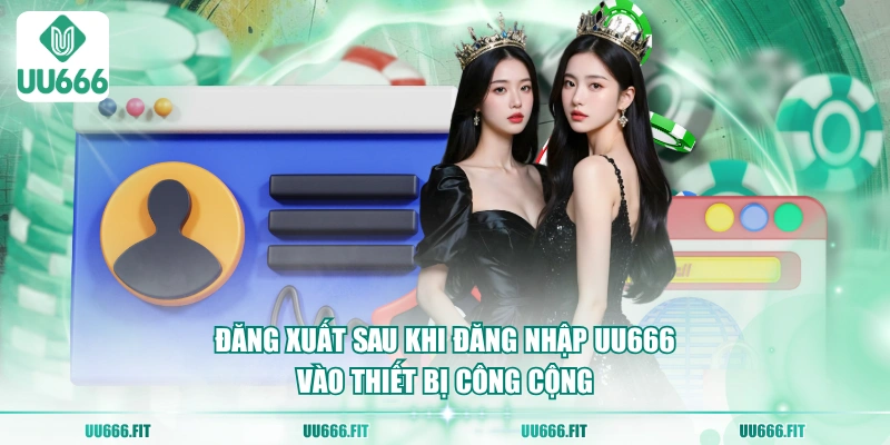 Đăng xuất sau khi đăng nhập UU666 vào thiết bị công cộng